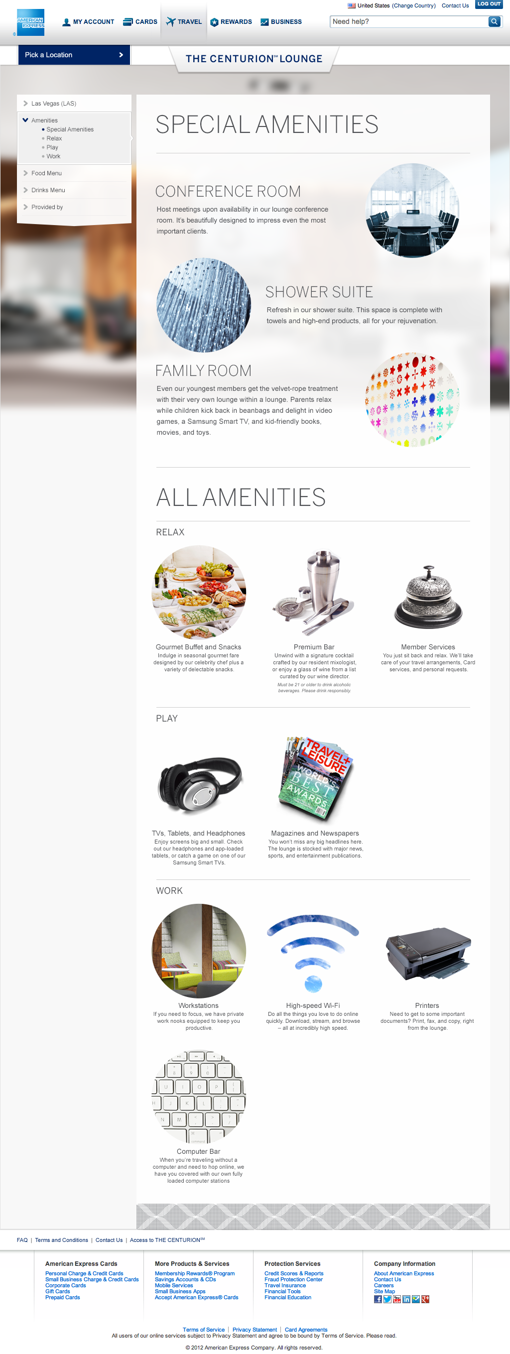 The Centurion Lounge portfolio image