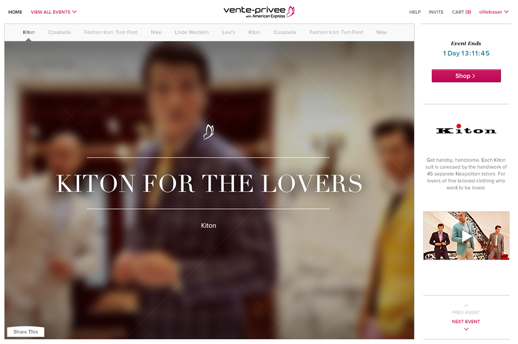 vente-privee portfolio image