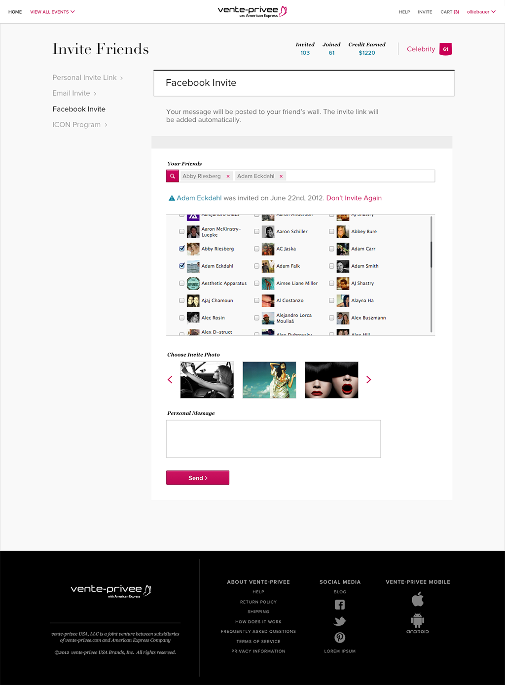 vente-privee portfolio image